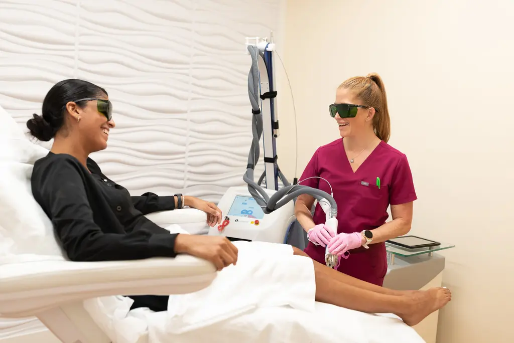 laser hair removal room